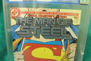 DC Man of Steel 1 NM 94 Special Collectors Edition 1986 Silver Logo John Byrne 4