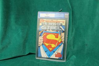 DC Man of Steel 1 NM 94 Special Collectors Edition 1986 Silver Logo John Byrne 8