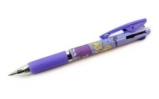 Disney Rapunzel Uni JETSTREAM 3 Colors 0.  5mm Gel Pen,  3 Refills (Purple Barrel) 7