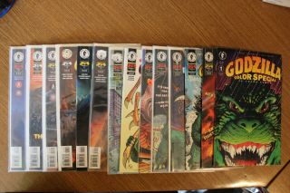 Godzilla King Of Monsters 1 2 3 4 16 - 14 Issues 1995 Dark Horse Arthur Adams