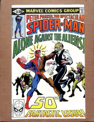 Spectacular Spider - Man 50 - Near 9.  8 Nm - Avengers Marvel Comics