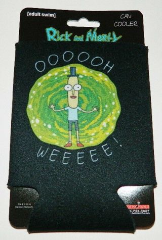 Rick And Morty Animated Tv Series Mr.  Poopy Huggie Can Cooler Koozie