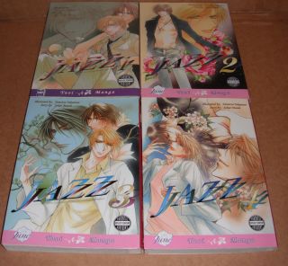 Jazz Volume 1,  2,  3,  4 Yaoi Manga English