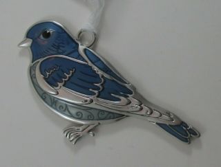 I Bluebird Bird Tales Ornament Confident Hopeful Happy Blue Ganz