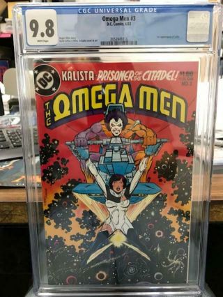 Omega Men 3 Cgc 9.  8 White Pages 1st Appearance Of Lobo Dc Comics