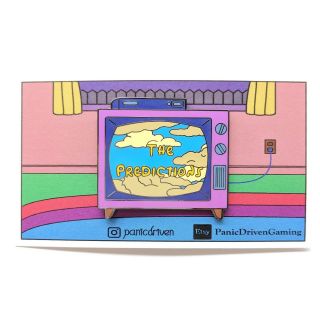 The Simpsons Predictions Television Tv Collectible Hard Enamel Lapel Pin Funny