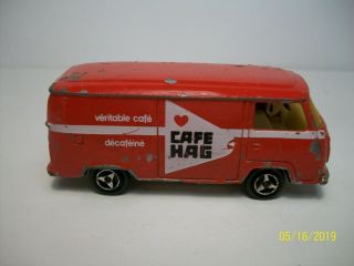 Vintage Majorette No.  244 Fourgon Vw - Cafe Hag (volkswagen) Vhtf