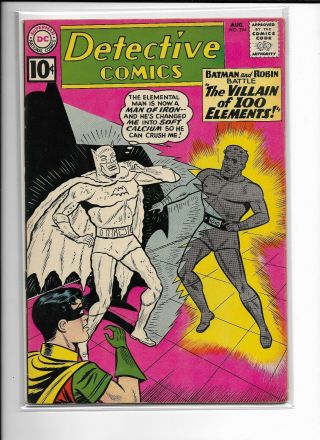 Dc Detective Comics 294 - 1961 Batman And Robin Silver Age Classic - Gotham