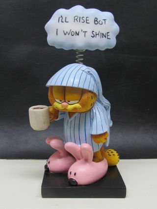Garfield Figurine " I Will Rise But I Won 