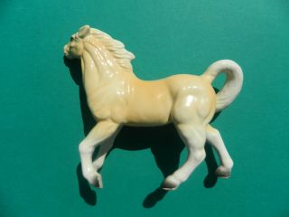 Vintage Ries Hand Decorated Horse Ceramic Figurine Japan 8 1/2 