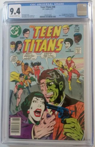 Teen Titans 48 Cgc 9.  4.  Joker 