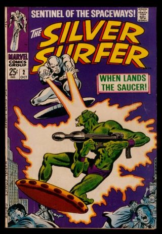 Marvel Comics The Silver Surfer 2 1st Badoon Fn 6.  0