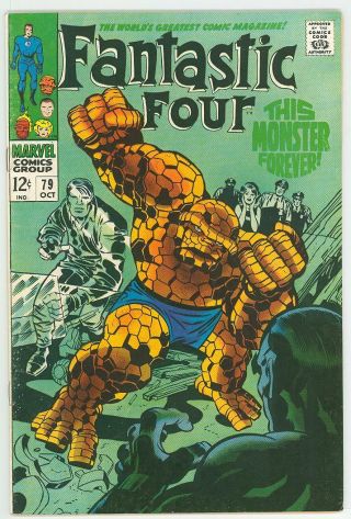 Fantastic Four 79 7.  0 White Pages Pages Glossy Cover Big Ben Rc