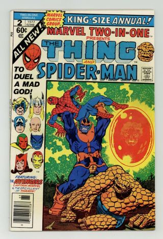 Marvel Two - In - One (1st Series) Annual 2 1977 Vg 4.  0
