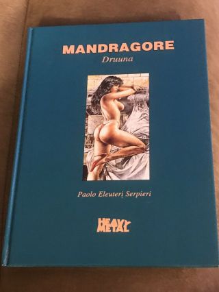 Mandragore Druuna Comic Graphic Novel Serpieri 1995 Heavy Metal Adults Only Hot
