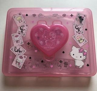 Sanrio 2005 Vintage Rare Charmmy Kitty Plastic Boxed Letter Set