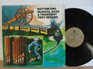 Bottom End Musical Bass & Transient Test Record Lp In Audiophile M&k