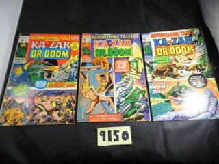 Astonishing Tales 1 2 And 3 Dr.  Doom And Ka - Zar