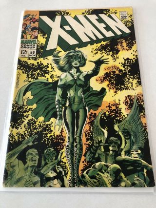 X - Men 50 1st Appearance Polaris Silver Age Marvel Comics Key 1968 Uncanny Adams