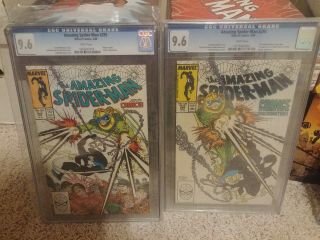 The Spider - Man 298 And 299 Both Cgc 9.  6 Todd Mcfarlane