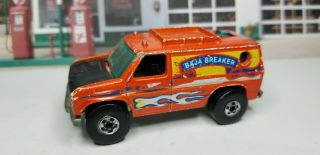 Vintage Old Blackwall 1983 Hot Wheels ☆ Baja Breaker ☆ Van ☆ Orange Van Malaysia