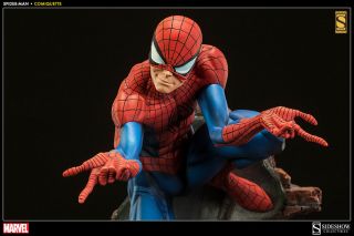Sideshow Spider - Man Comiquette " J.  Scott Campbell " Excl.  Statue