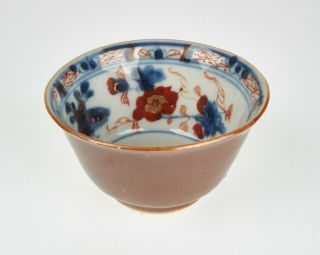 Antique 18th Century Chinese Imari Batavia Porcelain Tea Bowl