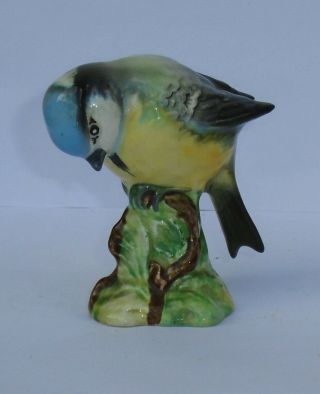 Vintage Beswick Garden Bird Blue Tit Figurine