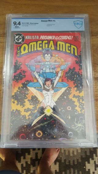 Omega Men 3 Cgc 9.  4 Graded Comic