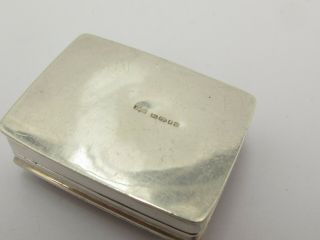 Fine Vintage Sterling Silver 925 & Enamel Pill Box 5