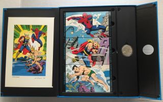 Avengers Collector ' s Set 1 VHS Steve Rude Jack Kirby Stan Lee RARE Endgame 4