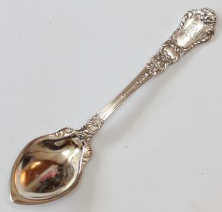 Gorham Sterling Silver Fruit/orange Spoon - Baronial Old - Monogrammed