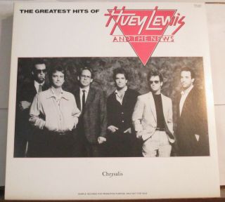 Huey Lewis And The News " The Greatest Hits " Japanese Chrysalis 8301 Promo 12 " Lp