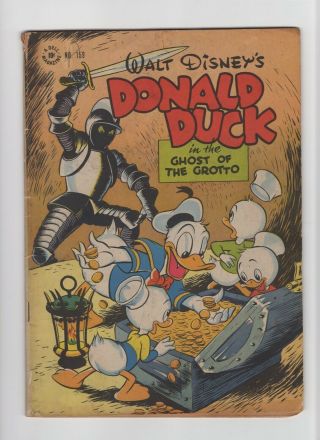 Four Color 159 Vintage Dell Comic Donald Duck Ghost Of The Grotto Gold 10c