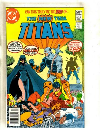 Teen Titans 2 Nm Dc Comic Book Raven Cyborg Beast Boy Flash Deathstroke Hj9