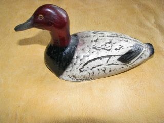 Vintage Metal Redhead Duck Decoy Bottle Opener,  Scott Prod.  Inc.  Newark,  Nj,  Usa