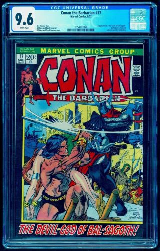 Conan The Barbarian 17 Cgc 9.  6 Nm,  White Pages See Our 23 & 24 For Red Sonja