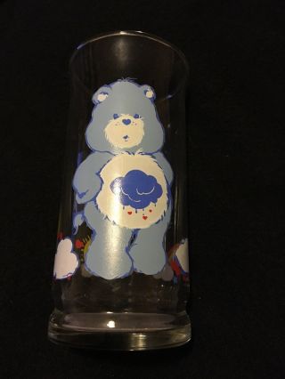 1983 Pizza Hut Care Bears Glass Grumpy Bear Limited Edition Collector’s Series