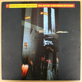 Depeche Mode Black Celebration 1986 Stumm 26 12 " Embossed Sleeve Lp Vinyl Ex