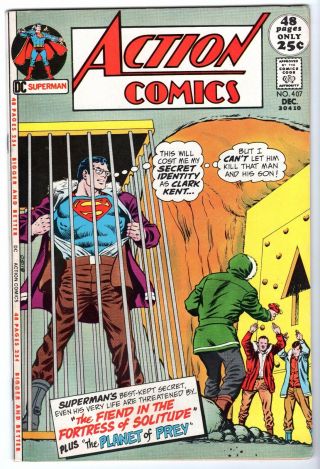 Action Comics 407 Featuring Superman,  Atom & Flash,  Very Fine