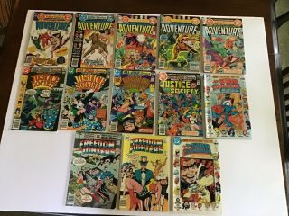 13 Dc Comics.  Adventure Comics,  Justice Society Of America,  All Star Squadron,