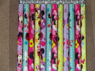 24 Disney Minnie Mouse No.  2 Lead Pencils - 2 Pkgs.  Of 12 Each - In Package 3