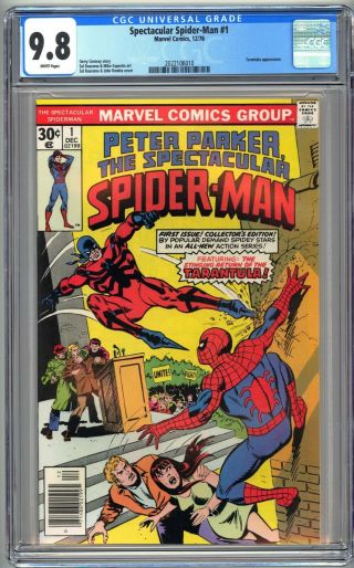 Peter Parker Spectacular Spider - Man 1 - Cgc 9.  8 - Wp - Nm/mt