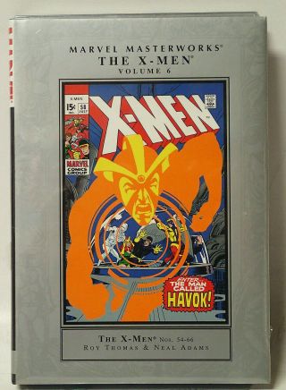 Marvel Masterworks X - Men Vol 6 Hc First Edition Unread - Neal Adams