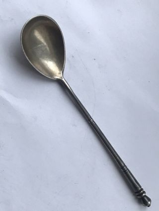 Antique Imperial Russian Silver Tea Spoon 84 (875)