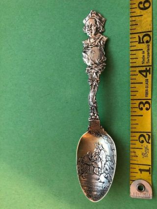 1893 Sterling Silver Souvenir Spoon Chicago World 