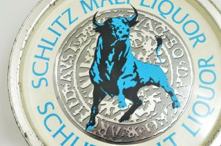 Schlitz Malt Liquor Beer Tray with bull 3