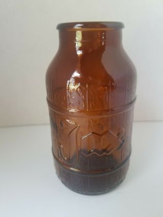 Jax Beer Bottle Vintage Amber Glass