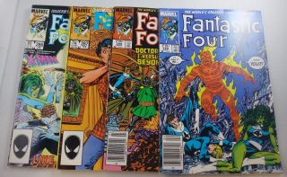 Fantastic Four 286,  287,  288,  289 John Byrne Vf - Nm