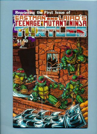 Mirage Studios 1985 Teenage Mutant Ninja Turtles Tmnt 1 Comic 4th Printing Nm,